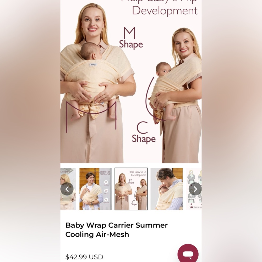 Mom cozy mesh wrap
